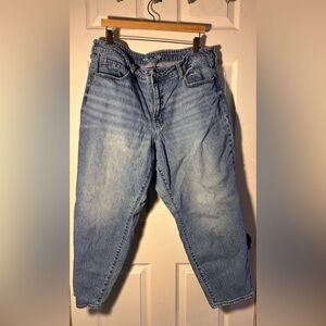 Old Navy Light Blue High-Rise OG Straight Jeans